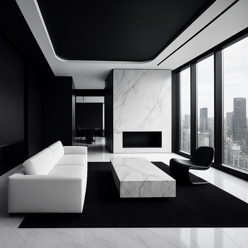 Monochrome Penthouse - Görsel 1